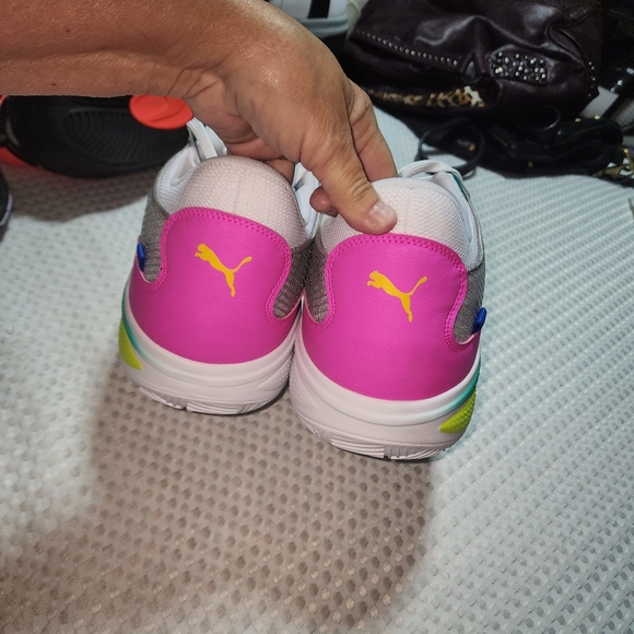 PUMA NWOT MENS SZ 17 2K COURT RIDER WHITE ULTRA BASKETBALL SNEAKER SHOES - Picture 5 of 13